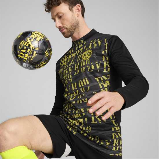 Мъжки горнища с цип Puma Borussia Dortmund Pre Match Drill Top Adults Puma Borussia Dortmund Pre Match Drill Top Adults Мъжки горнища с цип
