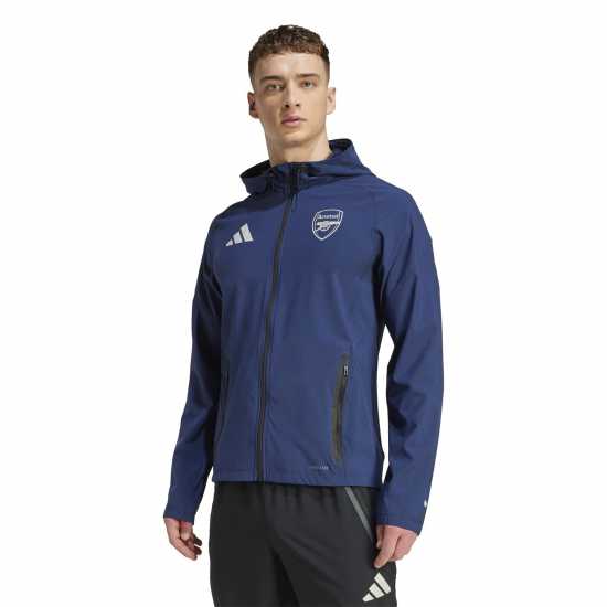 Футболни тренировъчни якета Adidas Дълго Мъжко Яке Arsenal Vis Tech Travel Jacket Mens Adidas Дълго Мъжко Яке Arsenal Vis Tech Travel Jacket Mens Футболни тренировъчни якета