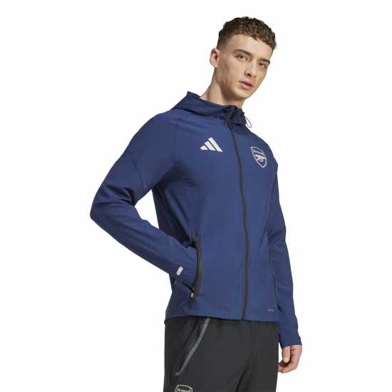 Футболни тренировъчни якета Adidas Дълго Мъжко Яке Arsenal Vis Tech Travel Jacket Mens Adidas Дълго Мъжко Яке Arsenal Vis Tech Travel Jacket Mens Футболни тренировъчни якета