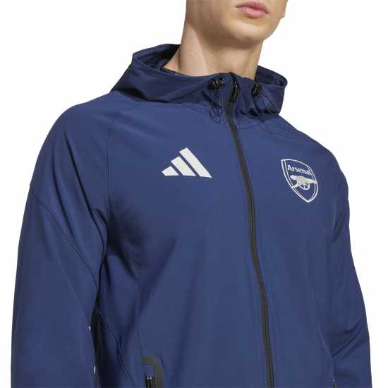 Футболни тренировъчни якета Adidas Дълго Мъжко Яке Arsenal Vis Tech Travel Jacket Mens Adidas Дълго Мъжко Яке Arsenal Vis Tech Travel Jacket Mens Футболни тренировъчни якета
