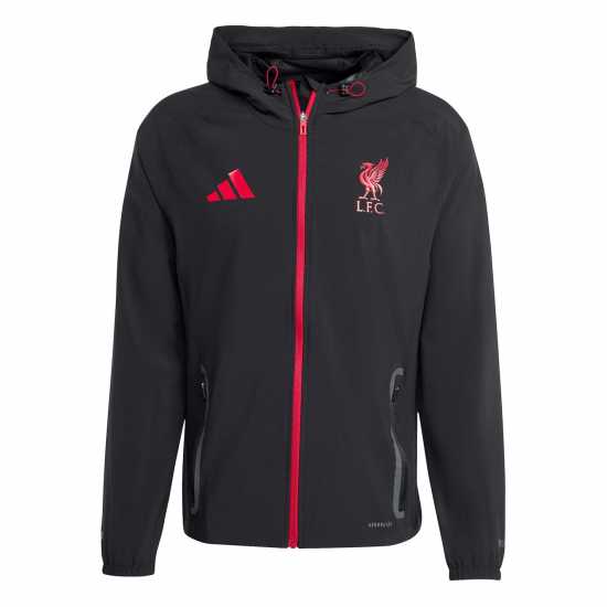 Adidas Liverpool Travel Tracksuit Jacket 2025 2026 Adults Adidas Liverpool Travel Tracksuit Jacket 2025 2026 Adults