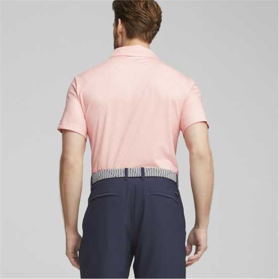Puma Мъжка Блуза С Яка Cloudspun Primary Polo Shirt Mens Фламинго Пин Дрехи за голф
