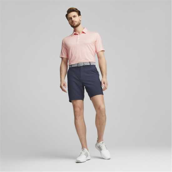 Puma Мъжка Блуза С Яка Cloudspun Primary Polo Shirt Mens Фламинго Пин Дрехи за голф