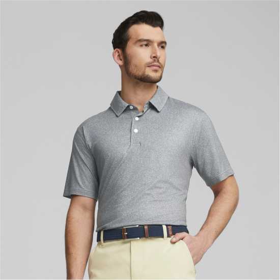 Puma Мъжка Блуза С Яка Cloudspun Primary Polo Shirt Mens Високо построение Дрехи за голф