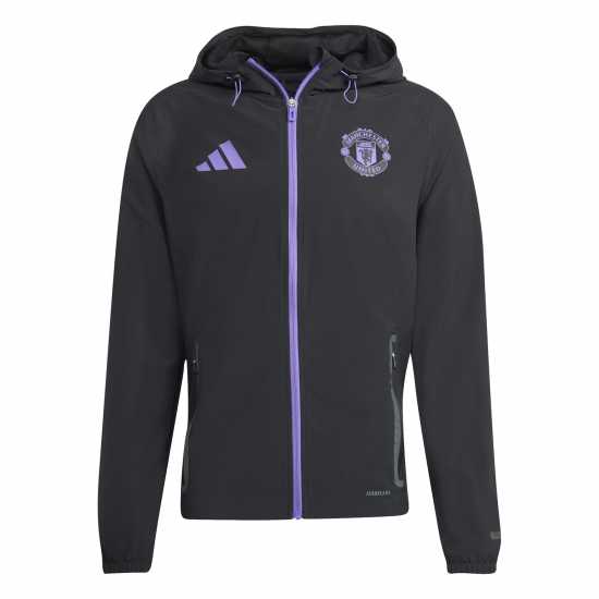 Футболни тренировъчни якета Adidas Manchester United Travel Jacket 2025 2026 Mens Adidas Manchester United Travel Jacket 2025 2026 Mens Футболни тренировъчни якета