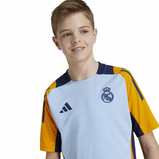 Adidas Real Madrid Tiro 24 Training Shirt 2024 2025 Juniors Adidas Real Madrid Tiro 24 Training Shirt 2024 2025 Juniors