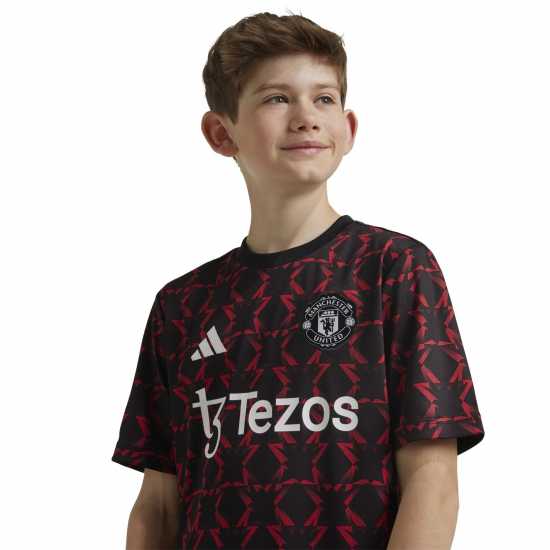 Adidas Manchester United Pre Match Shirt 2024 2025 Juniors  