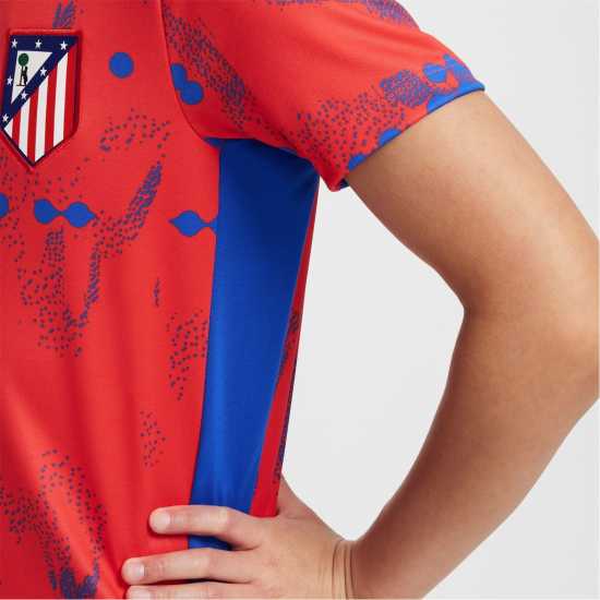 Nike Atletico Madrid Home Pre Match Shirt 2024 2025 Juniors  
