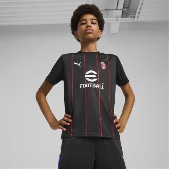 Puma Ac Milan Prematch Shirt 2024 2025 Juniors  
