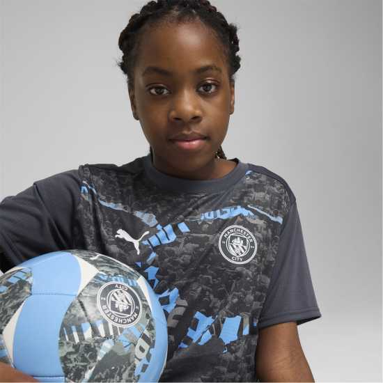Puma Manchester City Pre Match Shirt 2024 2025 Juniors  