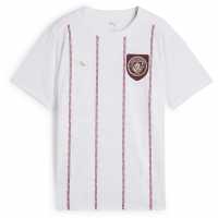 Puma Manchester City Pre Match Short Sleeve Shirt Juniors  