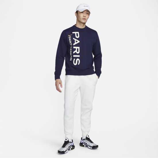 Мъжки горнища на анцуг Nike Paris Saint-Germain Crew-Neck French Terry Sweatshirt Adults Nike Paris Saint-Germain Crew-Neck French Terry Sweatshirt Adults Мъжки горнища на анцуг