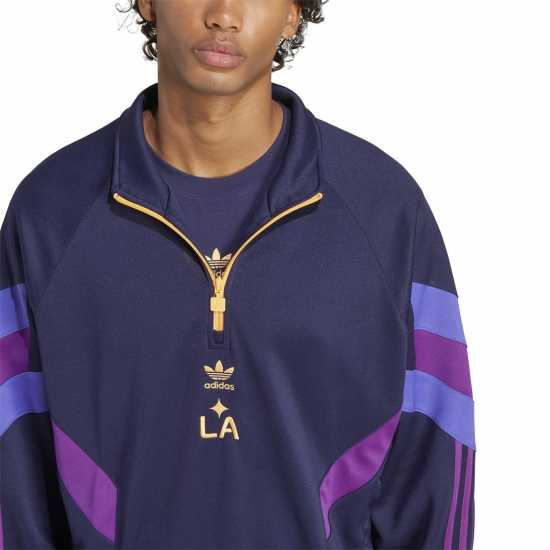 Adidas Мъжка Блуза Обло Деколте Galaxy Originals Half-Zip Crew Sweatshirt Mens  