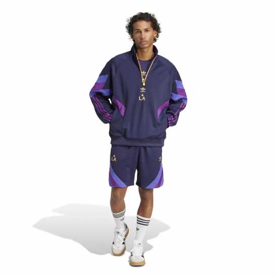 Adidas Мъжка Блуза Обло Деколте Galaxy Originals Half-Zip Crew Sweatshirt Mens  