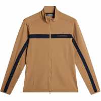 J Lindeberg Golf Jarvis Midlayer Sn53 Tigers Eye Дрехи за голф