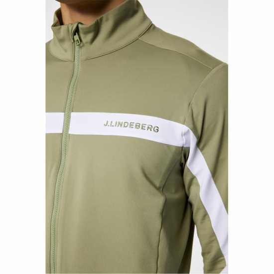 Дрехи за голф J Lindeberg Golf Jarvis Midlayer Sn53 Oil Green J Lindeberg Golf Jarvis Midlayer Sn53 Oil Green Дрехи за голф