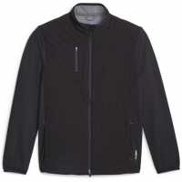 Puma Ватирано Яке Scotia Quilted Jacket Golf Mens Черно/Енергия Дрехи за голф