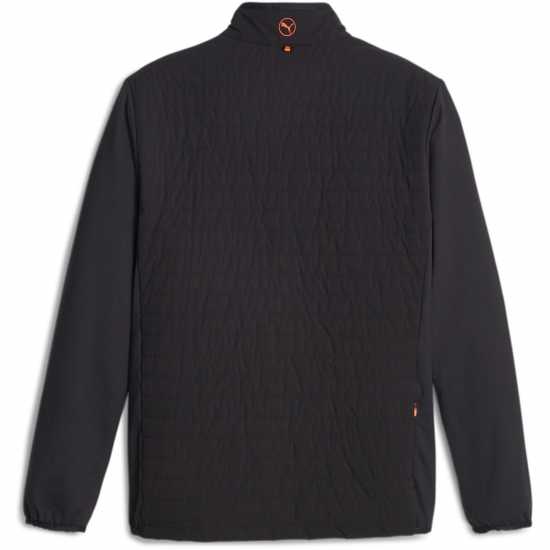 Puma Ватирано Яке Scotia Quilted Jacket Golf Mens Черно/Енергия Дрехи за голф
