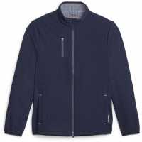 Puma Ватирано Яке Scotia Quilted Jacket Golf Mens Тъмносин/Дъб Дрехи за голф