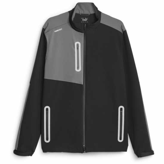 Дрехи за голф Puma Nordic Dwr Jacket Golf Mens Черно/Сланцевосин Puma Nordic Dwr Jacket Golf Mens Черно/Сланцевосин Дрехи за голф