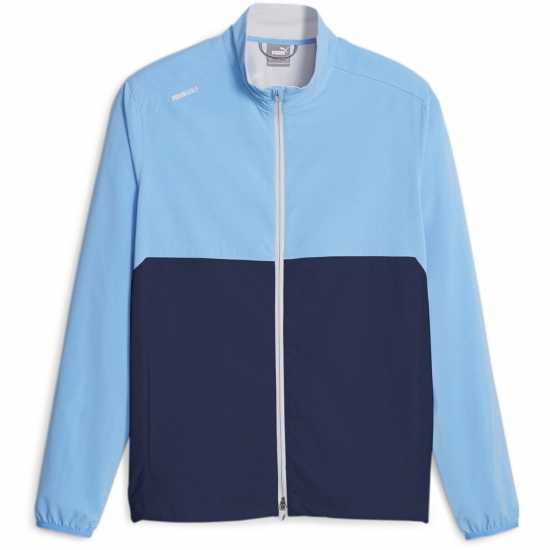 Дрехи за голф Puma Monterey Wind Jacket Golf Mens Синьо/Бяло Puma Monterey Wind Jacket Golf Mens Синьо/Бяло Дрехи за голф