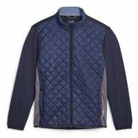 Puma Ватирано Яке Frost Quilted Jacket Golf Mens  Дрехи за голф