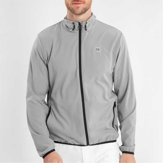 Calvin Klein Golf Men's Performance Golf Jacket Silver 