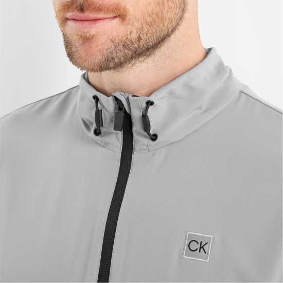 Calvin Klein Golf Men's Performance Golf Jacket Silver 
