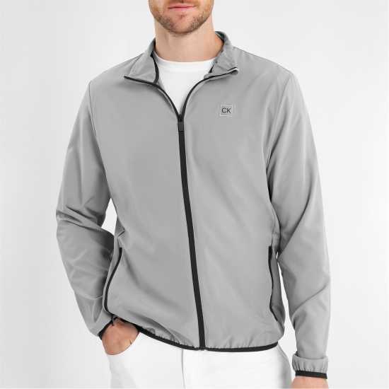 Calvin Klein Golf Men's Performance Golf Jacket Silver 