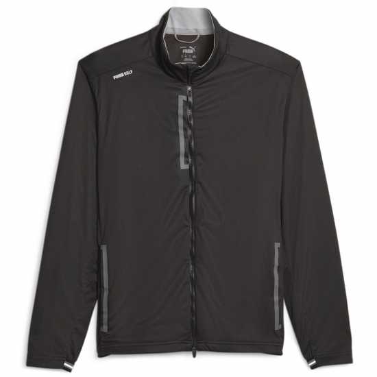 Дрехи за голф Puma Шел Яке Channel Softshell Jacket Golf Mens Черно/Енергия Puma Шел Яке Channel Softshell Jacket Golf Mens Черно/Енергия Дрехи за голф