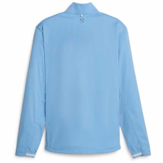Puma Шел Яке Channel Softshell Jacket Golf Mens Синьо/Бяло Дрехи за голф