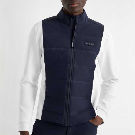 Calvin Klein Golf Men's Performance Golf Jacket White Calvin Klein Golf Men's Performance Golf Jacket White