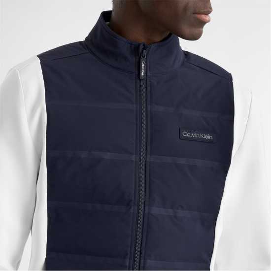 Calvin Klein Golf Men's Performance Golf Jacket White Calvin Klein Golf Men's Performance Golf Jacket White