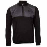 Calvin Klein Golf Men's Half Zip Performance Jacket Black 