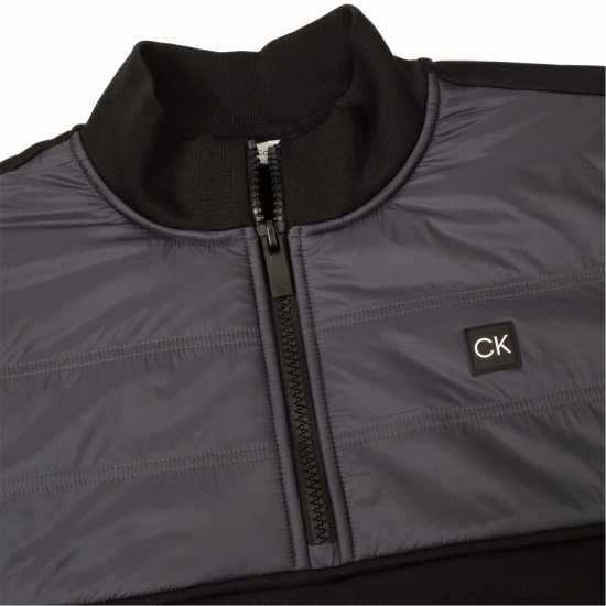 Calvin Klein Golf Men's Half Zip Performance Jacket Black 