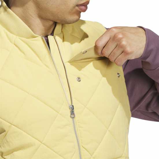 Adidas Go-To Quilted Dwr Full Zip Vest Mens  Дрехи за голф