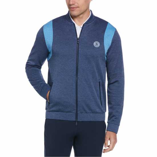 Original Penguin Golf Full Zip  Bomb Sn99 Черна Ирис Дрехи за голф