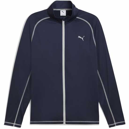 Дрехи за голф Puma Мъжко Яке Fairway Full Zip Golf Jacket Mens Дълбоко морско синьо Puma Мъжко Яке Fairway Full Zip Golf Jacket Mens Дълбоко морско синьо Дрехи за голф
