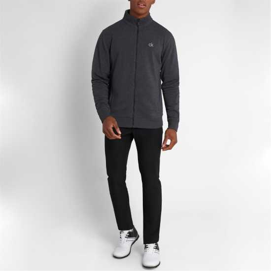 Calvin Klein Golf Zip Jacket Charcoal Marl Мъжки грейки