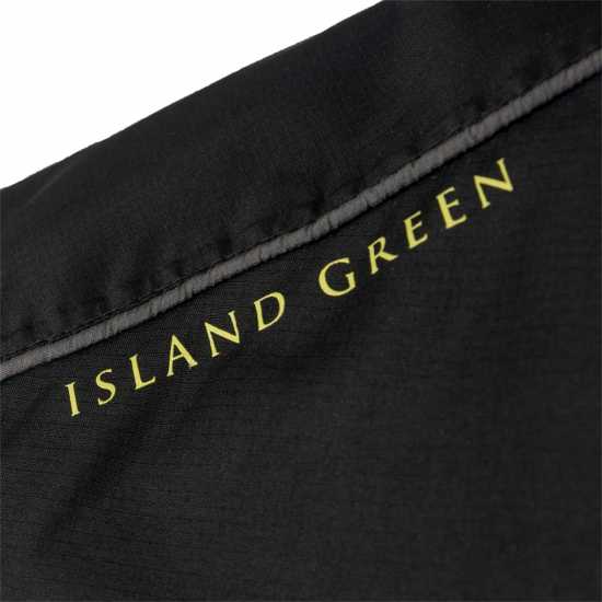 Непромокаемо Яке Детско Island Green Golf Waterproof Jacket Juniors Black Детски якета и палта