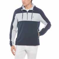 Original Penguin Golf Quarter Zip Jkt Sn99 Черно Ирис/Круша Дрехи за голф