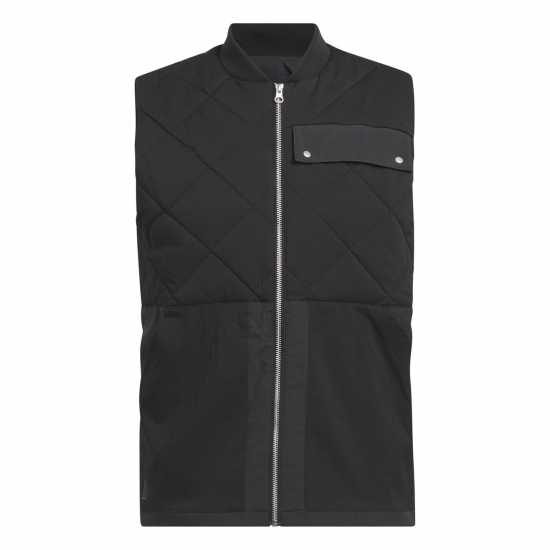 Дрехи за голф Adidas Go-To Quilted Dwr Full Zip Vest Mens Adidas Go-To Quilted Dwr Full Zip Vest Mens Дрехи за голф