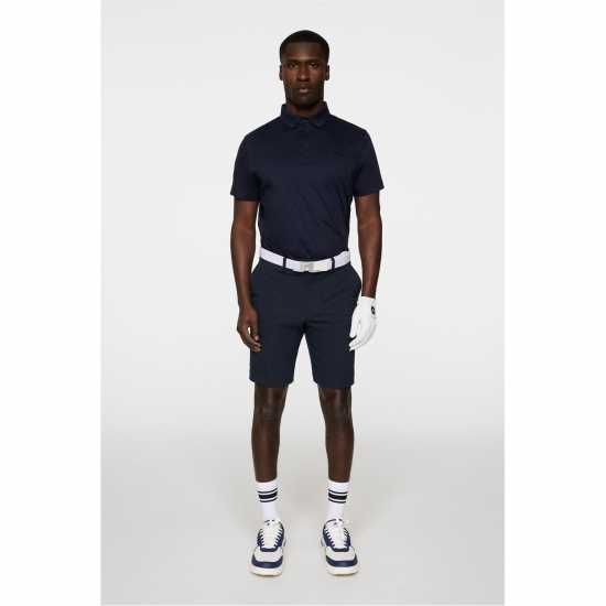 J Lindeberg Golf Vent Tight Shrt Sn53 JL Navy Голф пълна разпродажба