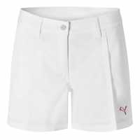 Puma Дамски Шорти (9) Golf Solid Shorts Womens White 