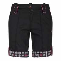 Puma Golf Jacquard Short Womens Black Дамско голф облекло