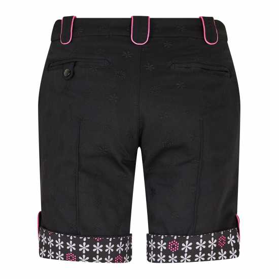 Puma Golf Jacquard Short Womens Black Дамско голф облекло