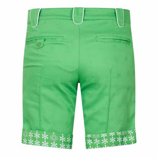 Puma Golf Jacquard Short Womens Green Дамско голф облекло