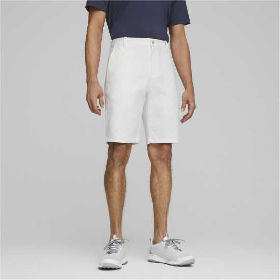 Puma Dealer Golf Shorts 10In Mens White Glow Мъжки къси панталони