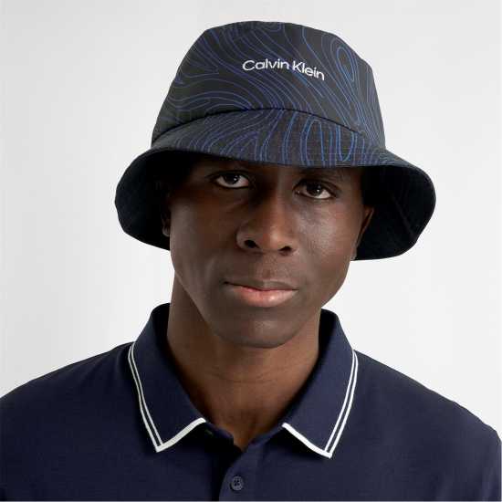 Calvin Klein Golf Men's Golf Cap Marble Print Calvin Klein Golf Men's Golf Cap Marble Print