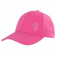 Island Green Golf Diamante Logo Peak Cap Ladies Pink Шапки с козирка